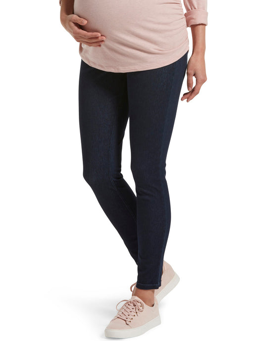Ultra Soft Denim Maternity Skimmer Leggings