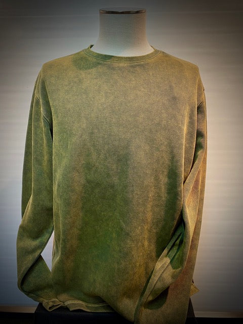 Long Sleeve Rib Crew Neck Tee Shirt