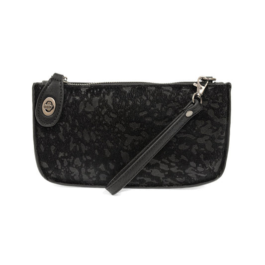Women Faux Fur Crossbody Wristlet Clutch