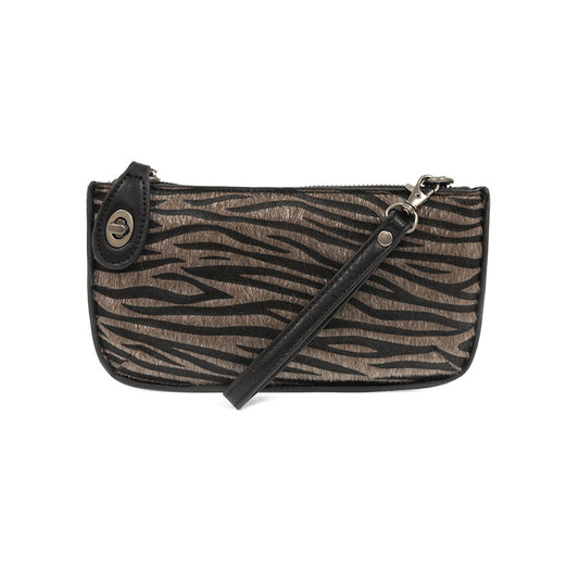 Women Faux Fur Crossbody Wristlet Clutch