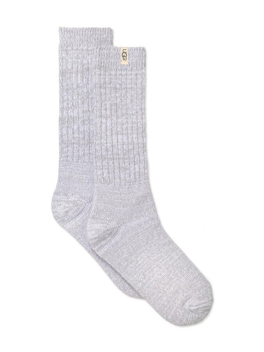 Rib Knit Slouchy Crew Socks
