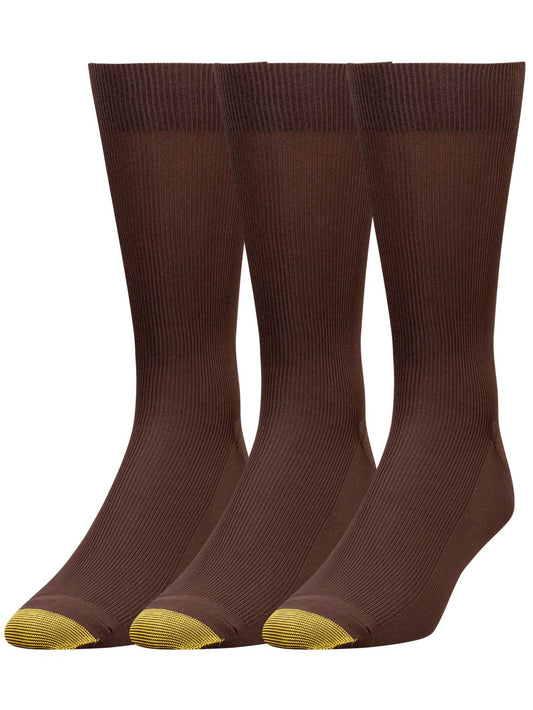 Men's Metropolitan Dress Extended Size 3-Pack Socks