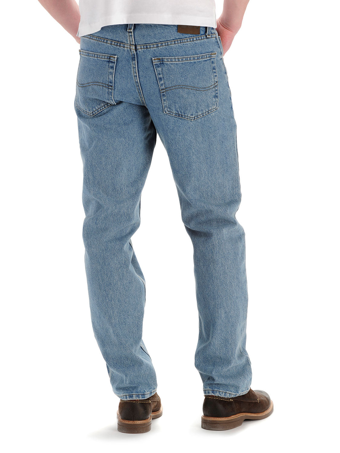 Men's Regular Fit Straight Leg Jeans - Light Stone