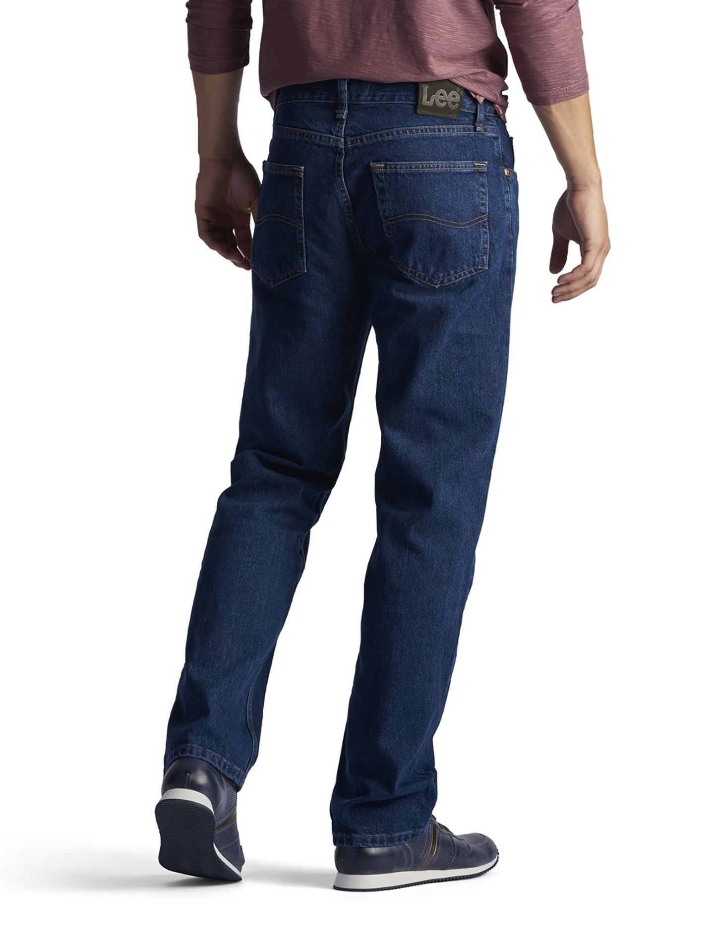 Men's Regular Fit Straight Leg Jeans - Dark Stone