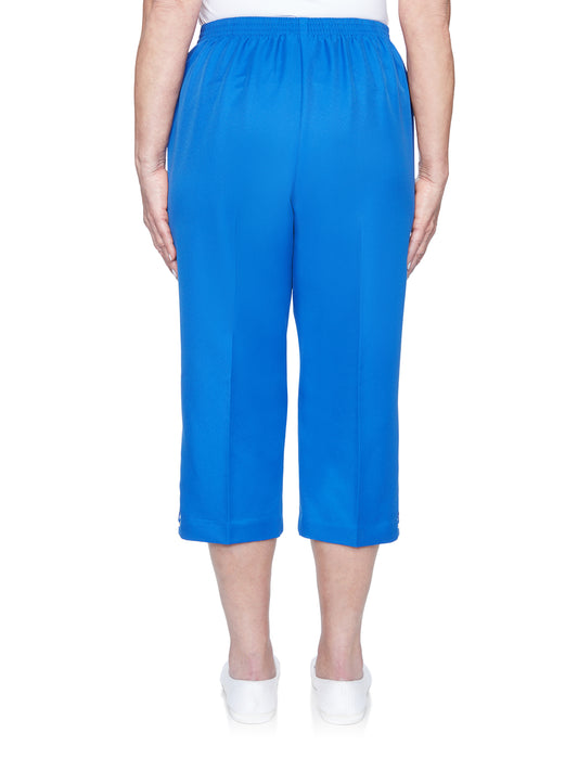 Look On Bright Microfiber Twill Grommet Capri Petite Size