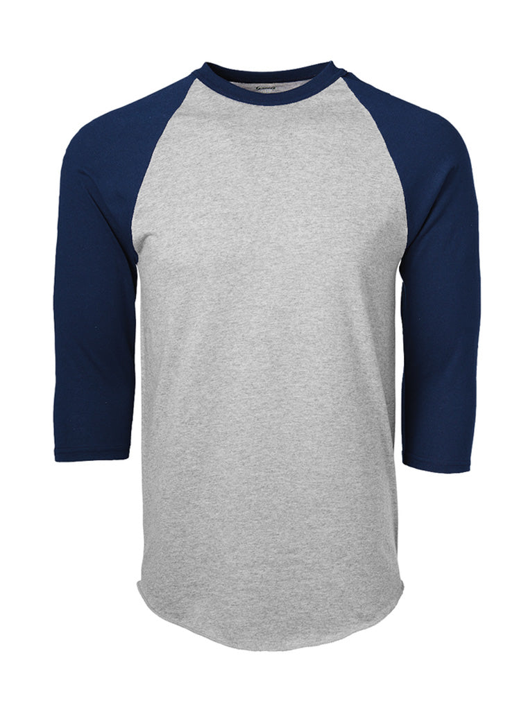 Adult Heathered Baseball Tee