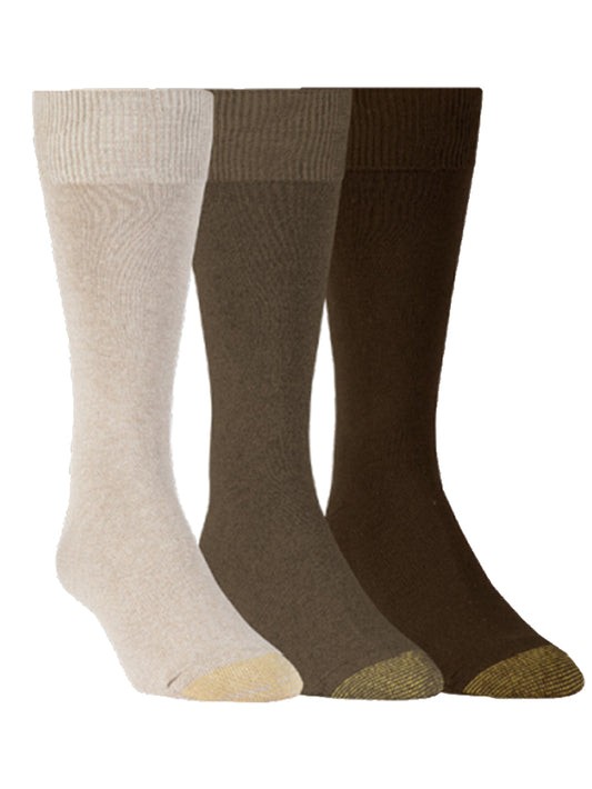Men's Micro Flat Knit Crew 3-Pack Socks