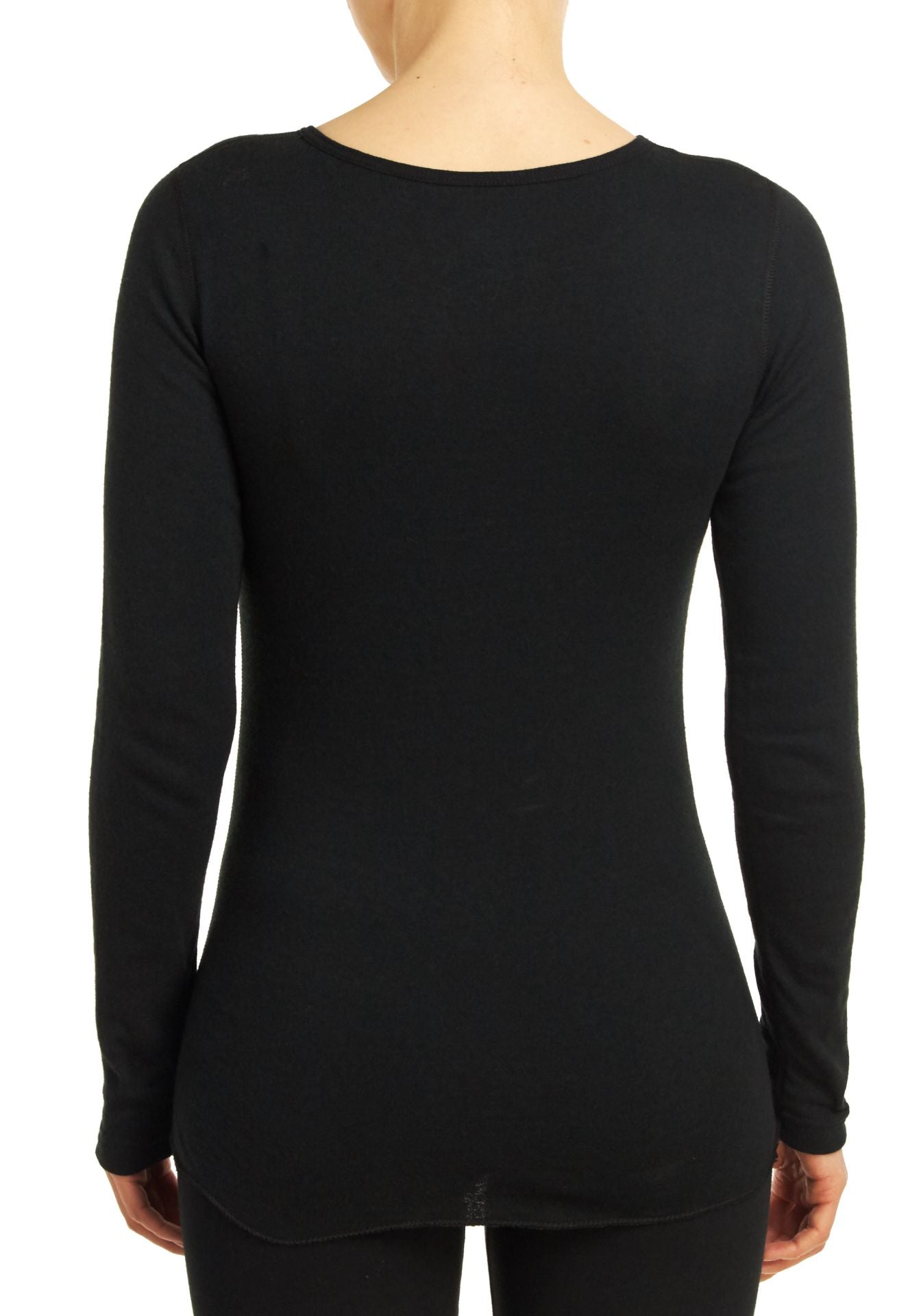 Women's Basic 2-Layer Long Sleeve Crew