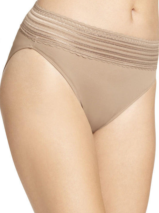 Women's No Pinching No Problem Hi-Cut Brief With Lace