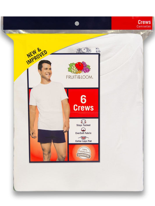 Mens Crew Neck Tee 6 Pack