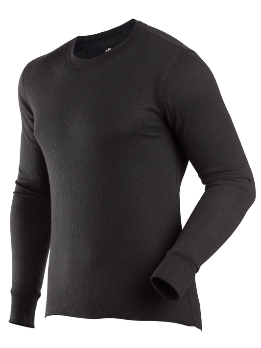 Men's Basic 2-Layer Long Sleeve Crew