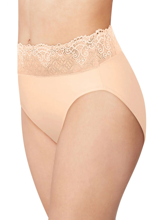 Women's Passion For Comfort Lace Hi-Cut Brief