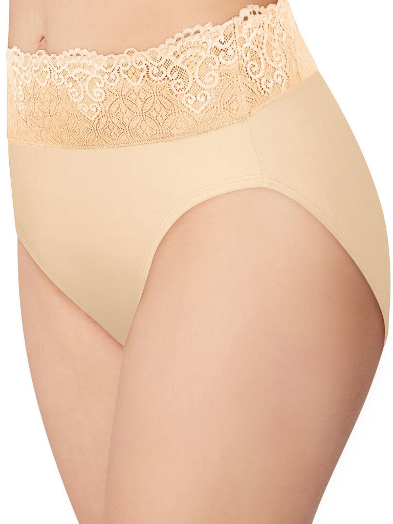 Women's Passion For Comfort Lace Hi-Cut Brief