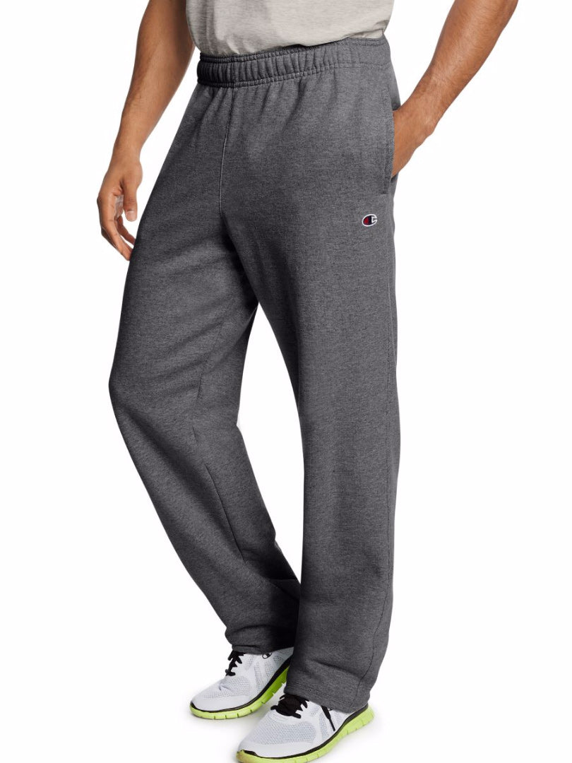 Men's Powerblend Sweats Open Bottom Pants