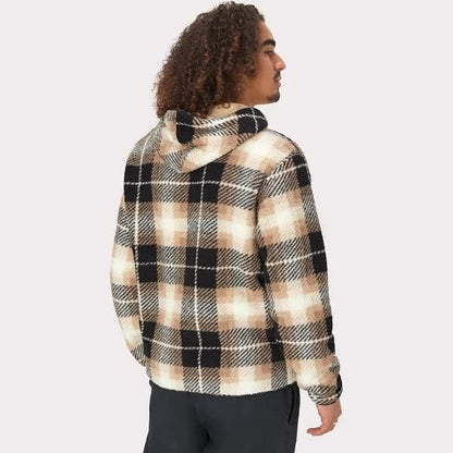 Shearling Hoodie Sweatshirt