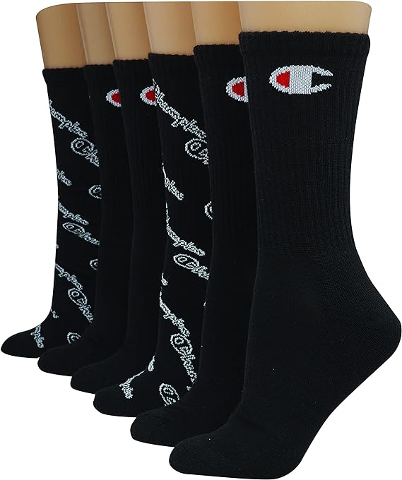 Women 6 Pack Crew Sock