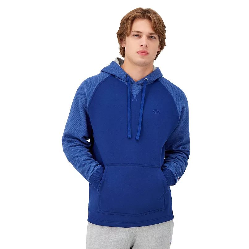 Mens Powerblend Stripe Hoodie