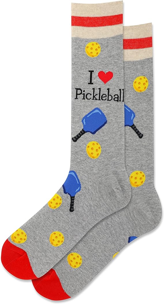 Men Pickleball Crew Socks