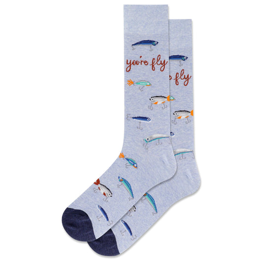 Men You're Fly Crew Socks