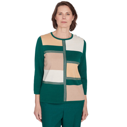 Emerald Isle Colorblock Sweater