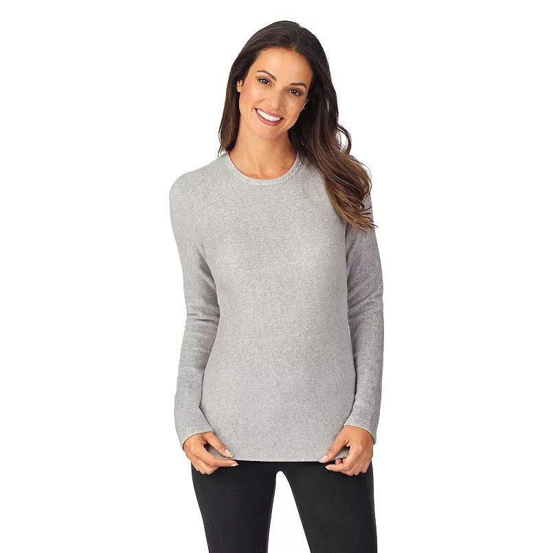 Fleecewear With Stretch Long Sleeve Crew