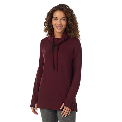 Ultra Cozy Long Sleeve Cowl Neck Tunic