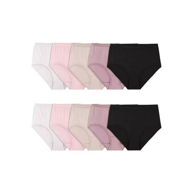 10 Pack Women Cotton Briefs