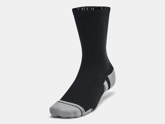 UA Adult Performance Tech 3 Pack Crew Sock