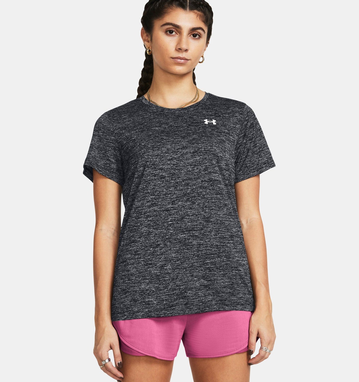 UA Tech Twist Short Sleeve Crew Neck Tee Shirt