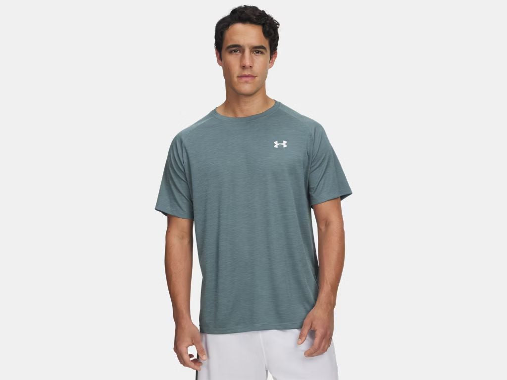 UA Tech Textured Short Sleeve Tee Shirt