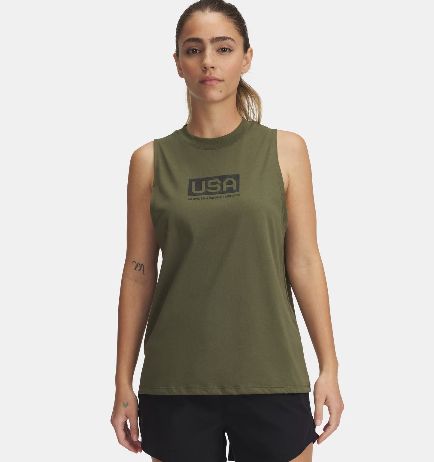 Under Armour Freedom USA Logo Tank