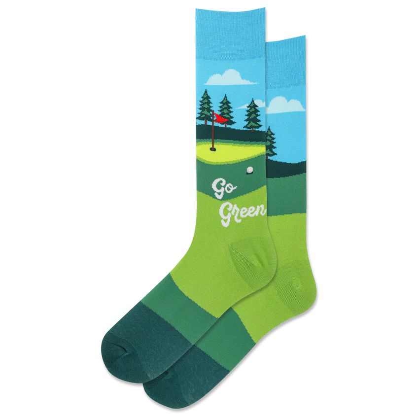 Men Go Green Socks