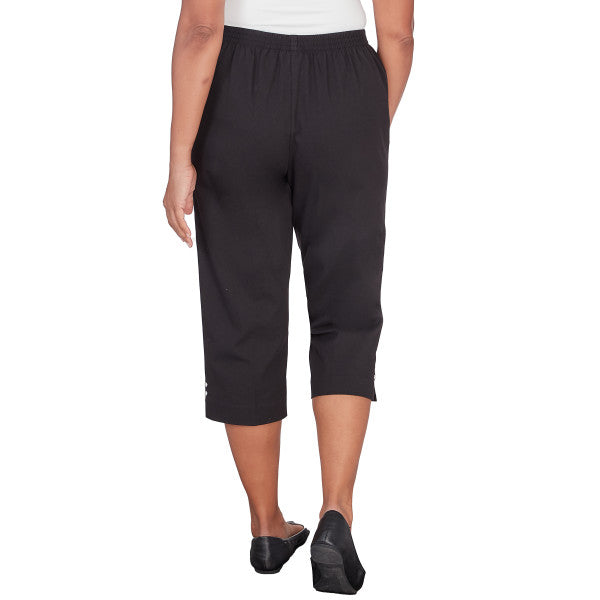 Twill Capri Pant