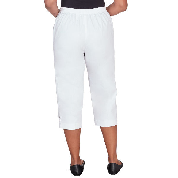 Twill Capri Pant