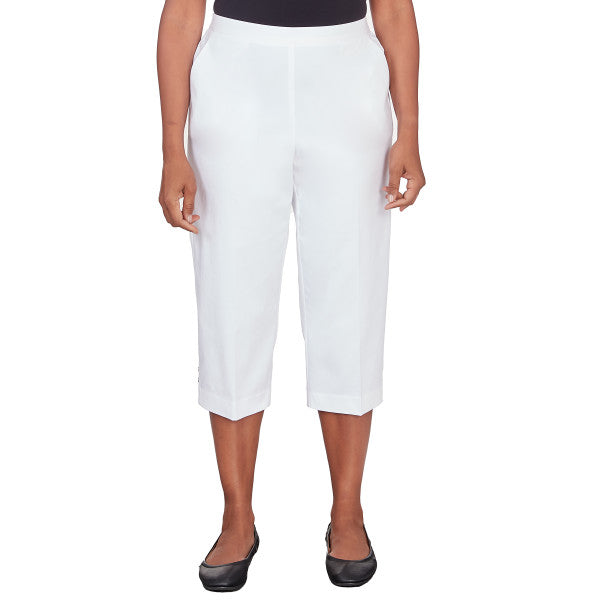 Twill Capri Pant