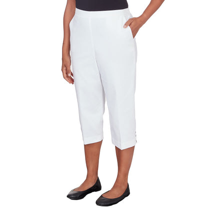 Twill Capri Pant