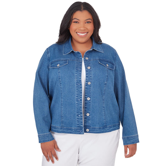 Denim Jacket Plus Size