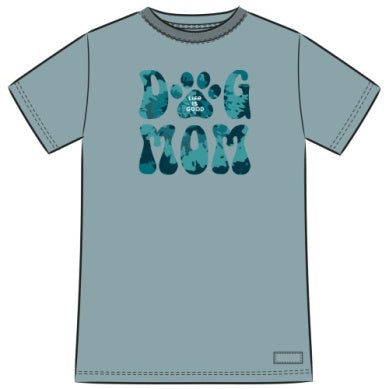 Women Short Sleeve Crusher Tee Dog Mom