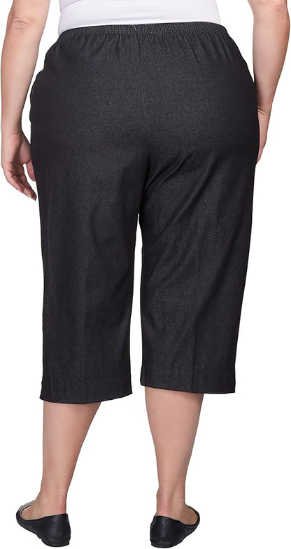 Denim Capri Plus Size