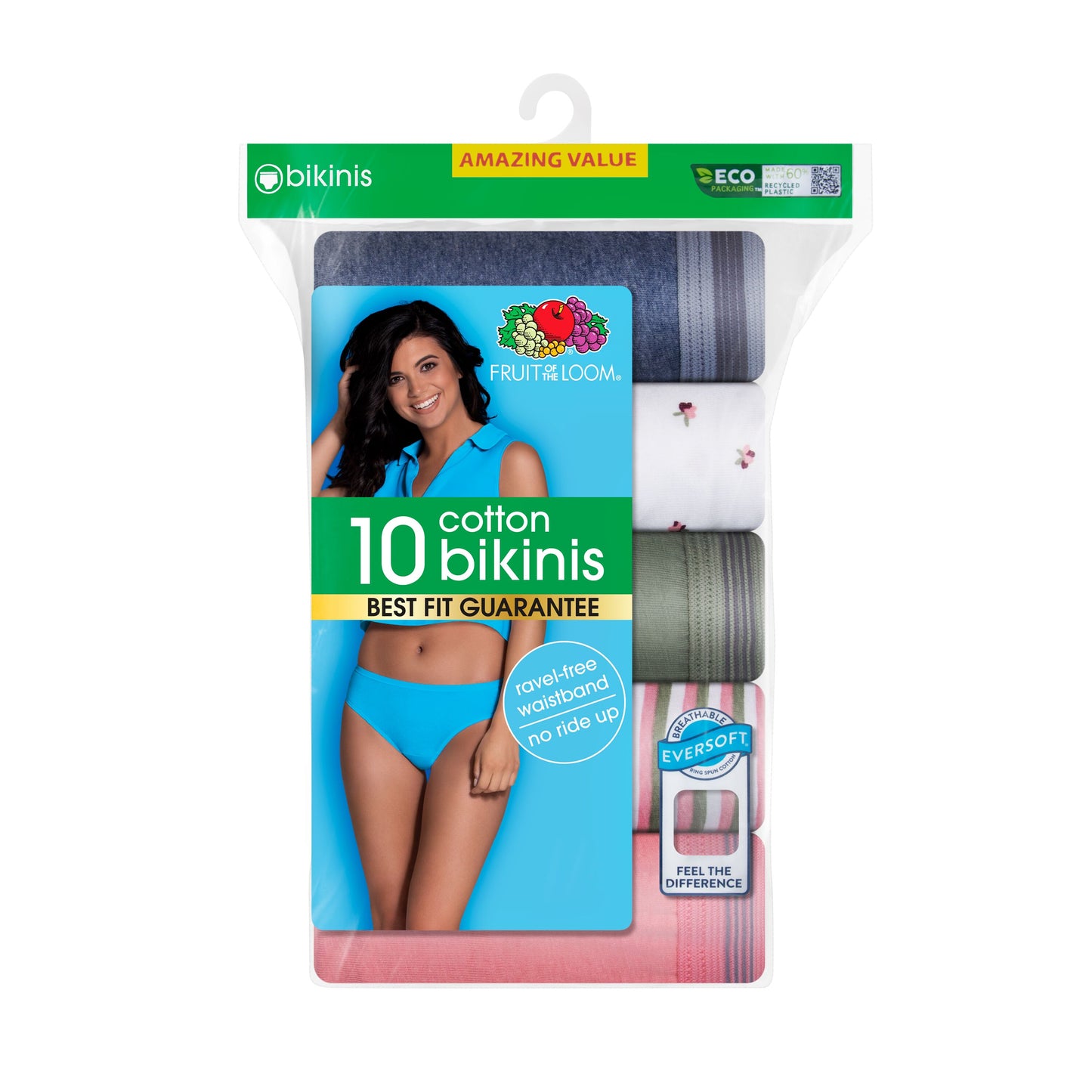 10 Pack Cotton Bikinis