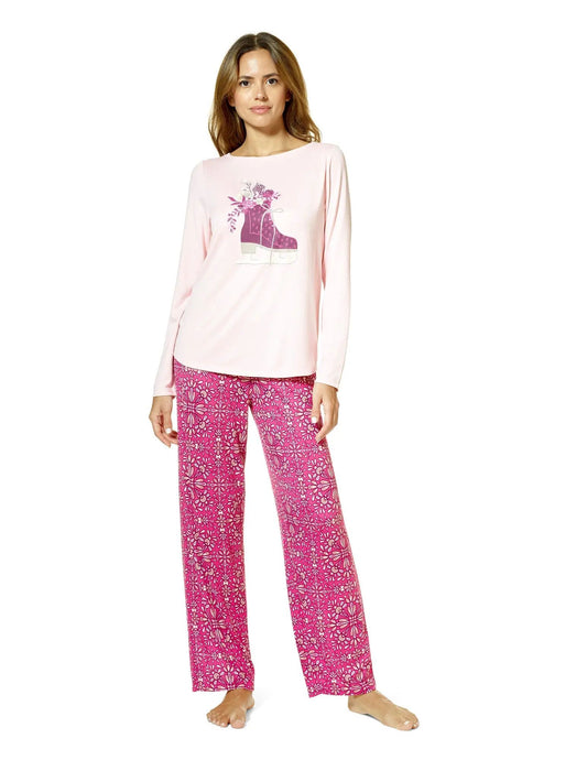 Women Skaters Bouquet PJ Set