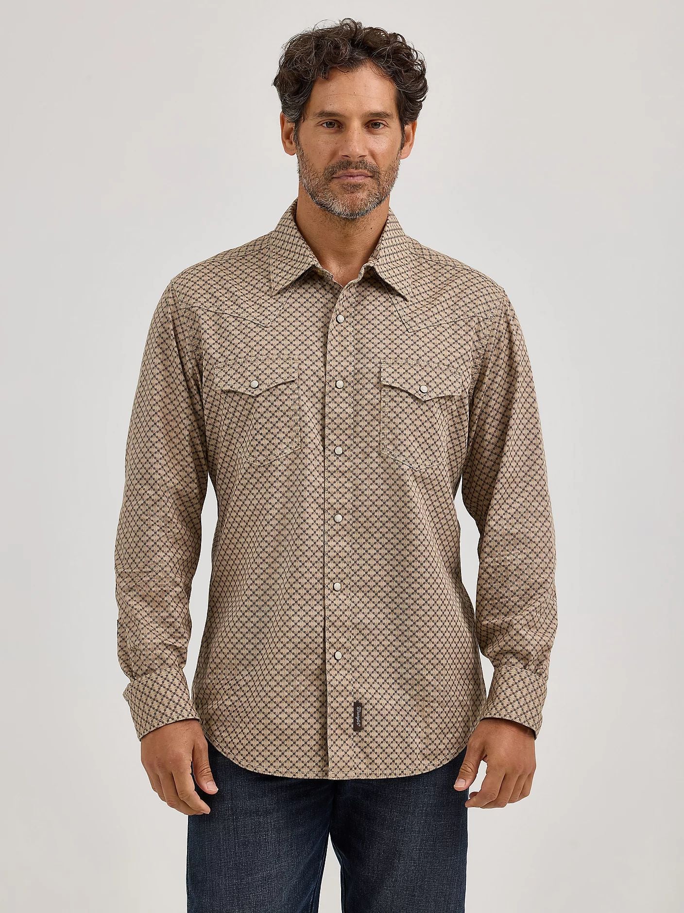 Wrangler Retro Premium Long Sleeve Shirt Modern Fit