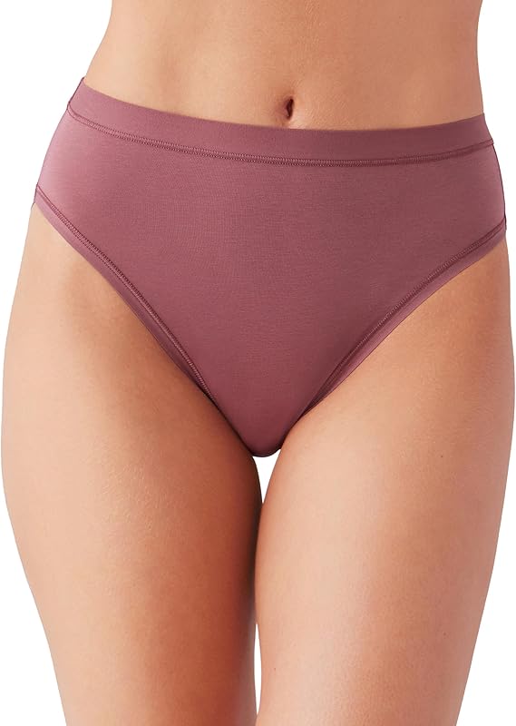 Understated Cotton Hi Cut Panty