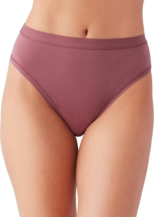 Understated Cotton Hi Cut Panty