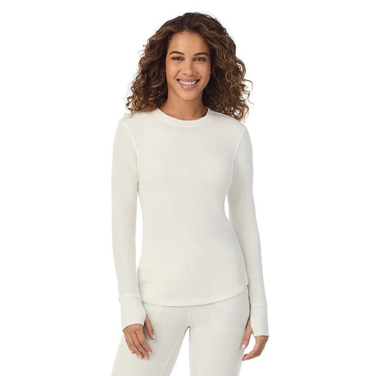 Cozy Stretch Thermal Long Sleeve Crew Neck Shirt