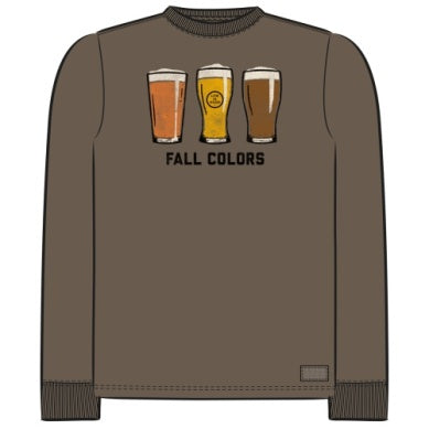 Long Sleeve Crusher Tee Fall Colors