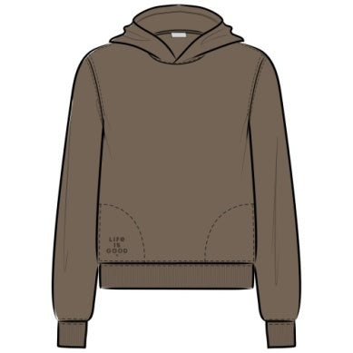 Good Vibes Fleece Hoodie Sweatshirt