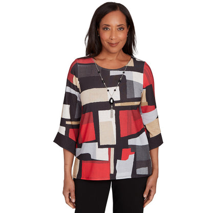 Jet Setter Knit Colorblock Shirt