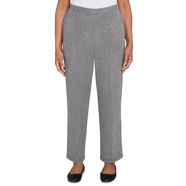 Jet Setter Knit Herringbone Proportioned Medium Pant Petite