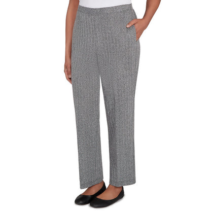Jet Setter Knit Herringbone Proportioned Medium Pant Petite